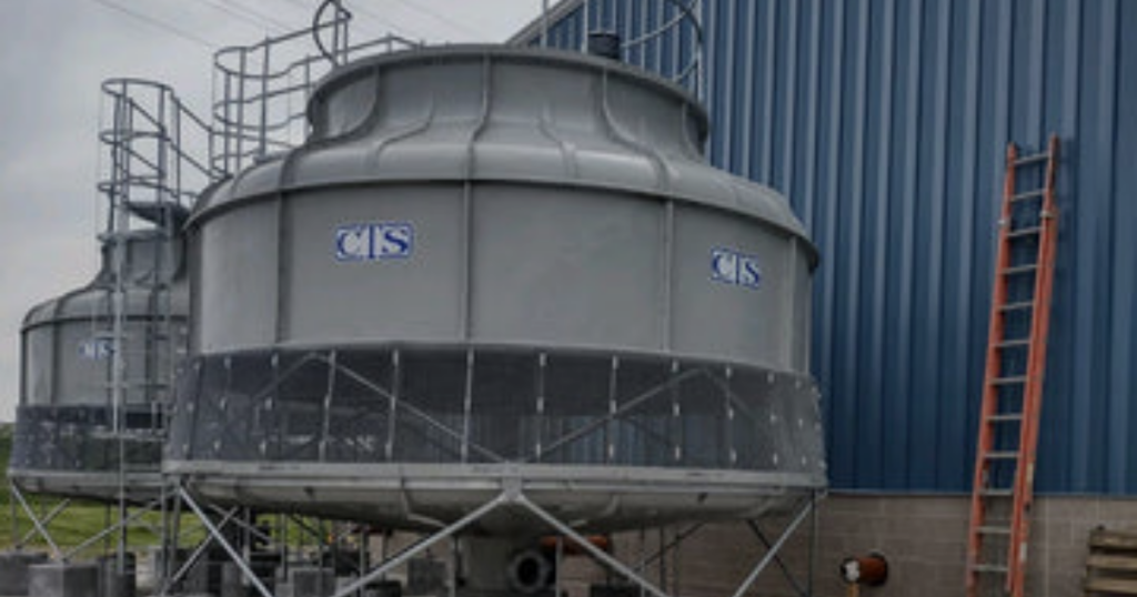 T-2400 with Osha Ladders in New York - Cooling Tower Systems, Inc