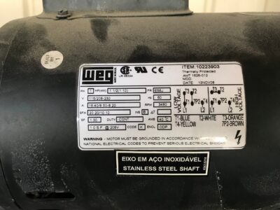 AMT 1626-012, 1.5 HP, 115/208/230V, 1 Phase, 60Hz (ODP) Water Pump