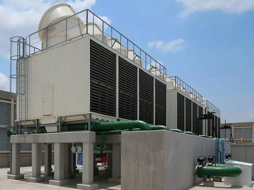 Cooling tower engineer calculating cooling tower capacity for an industrial facility